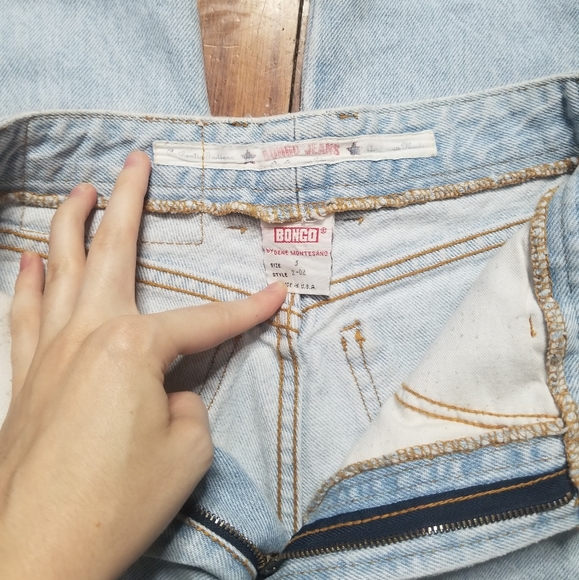 High waisted Sz 24" Waist Mom Jean's Bongo - Picture 4 of 6